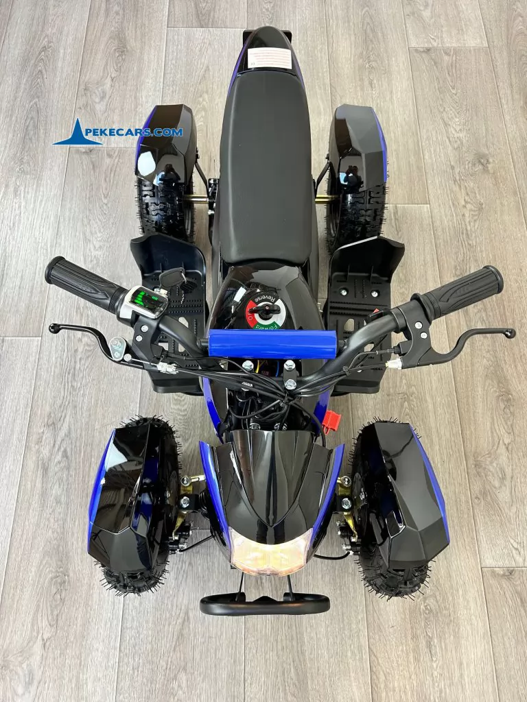 Quad Cobra 36V 800W Azul vista arriba