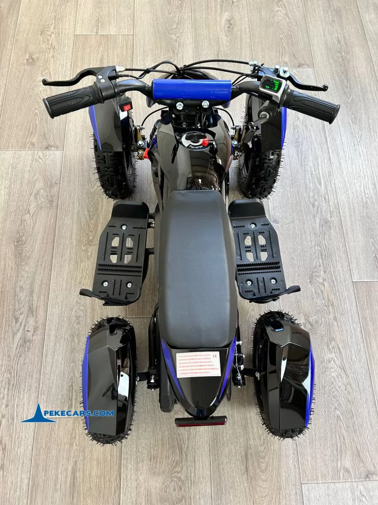 Quad Cobra 36V 800W Azul detalle arriba