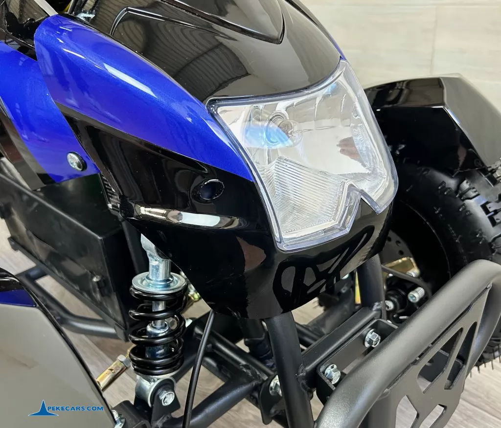 Quad Cobra 36V 800W Azul luces frontales led