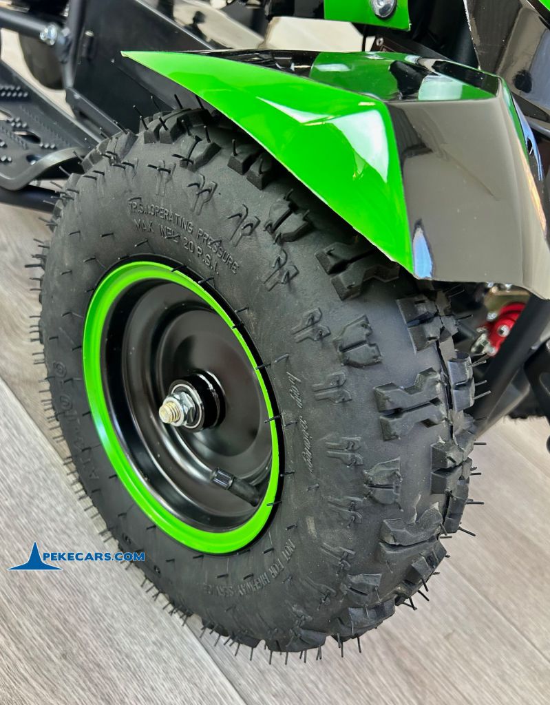 Quad Cobra 36V 800W Verde rueda