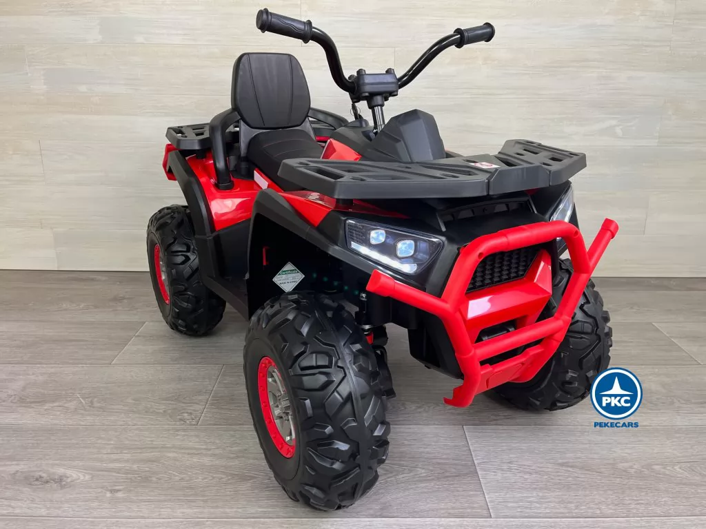 Quad eléctrico para niños 12V 2.4G Rojo perspectiva