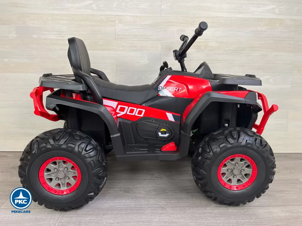 Quad eléctrico para niños 12V 2.4G Rojo para niños