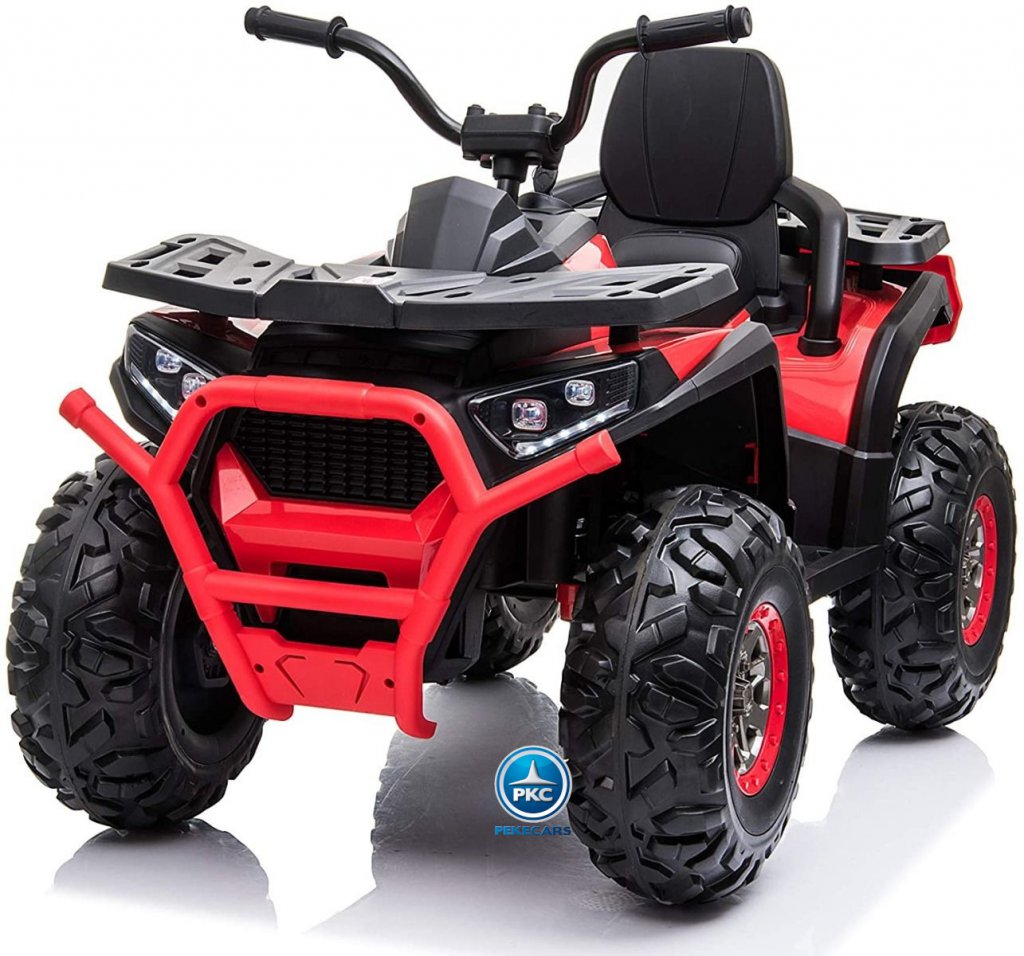 Quad eléctrico para niños 12V 2.4G Rojo Metalizado
