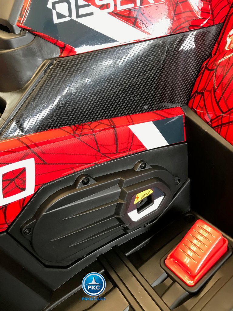Quad eléctrico para niños 12V 2.4G Rojo Metalizado puerto carga