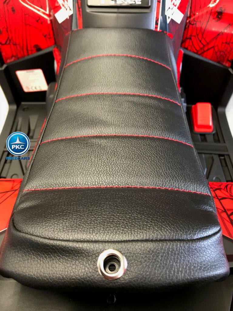 Quad eléctrico para niños 12V 2.4G Rojo Metalizado asiento