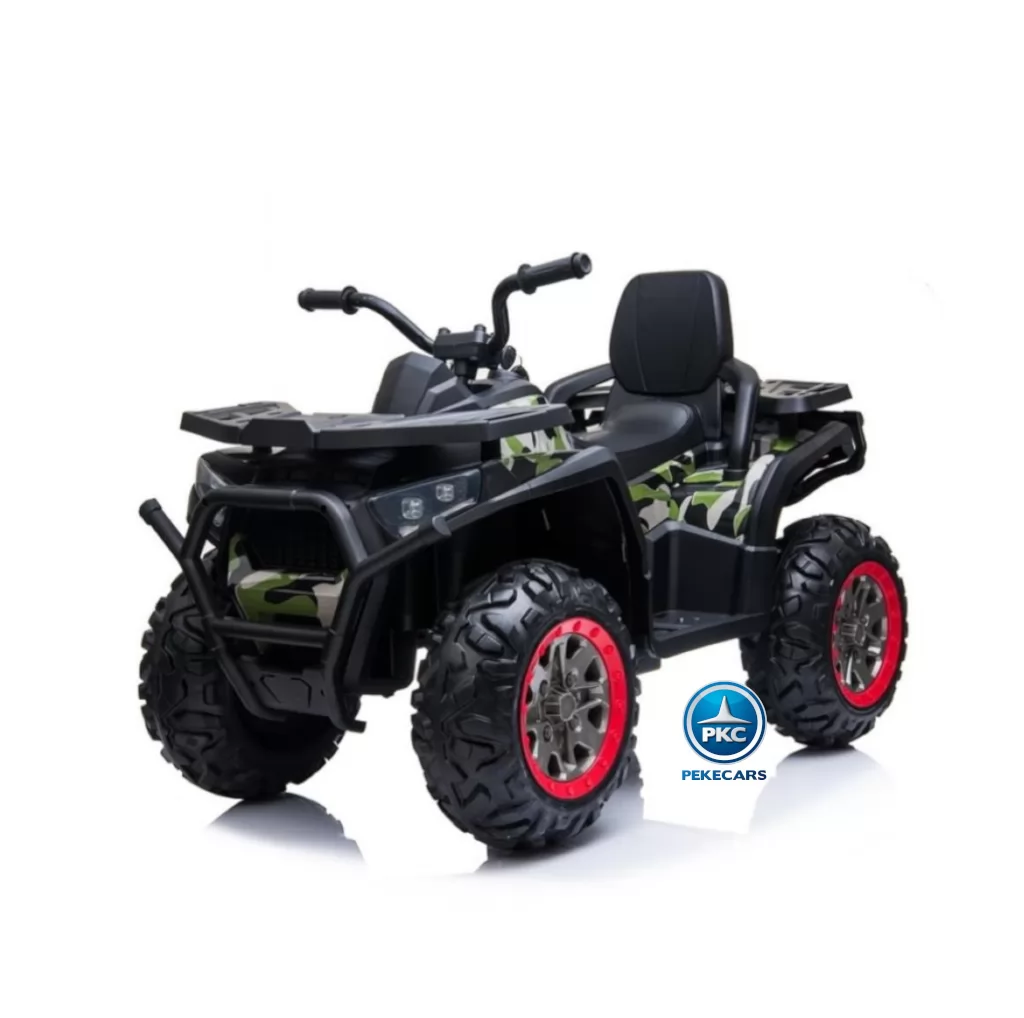 Quad eléctrico para niños 12V 2.4G Verde Camuflaje