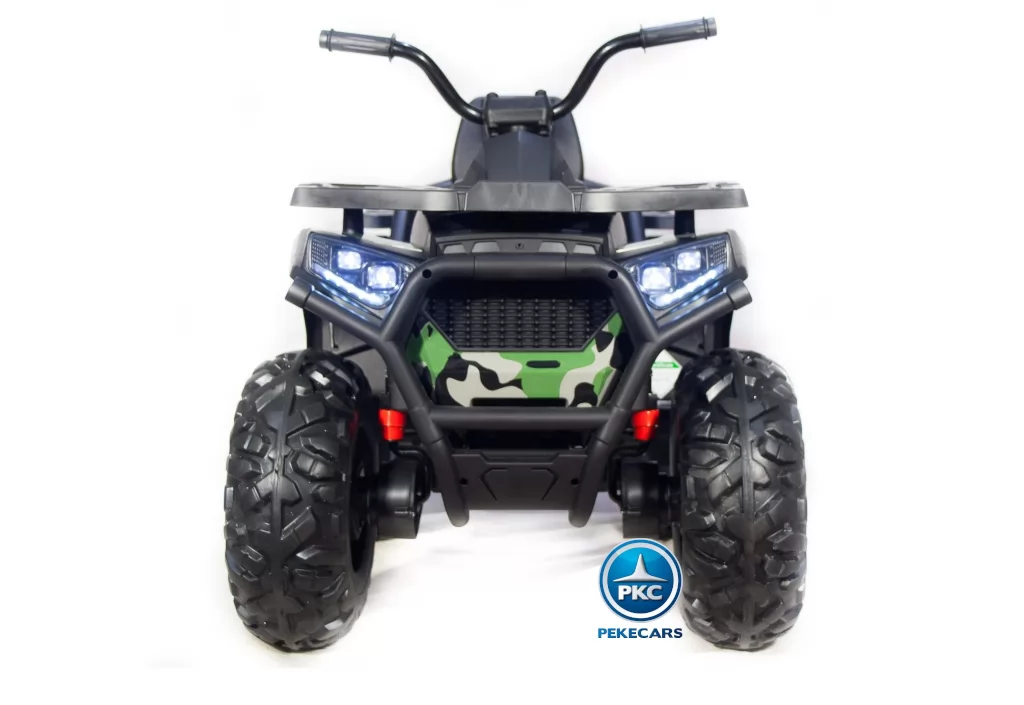 Quad eléctrico para niños 12V 2.4G Verde Camuflaje