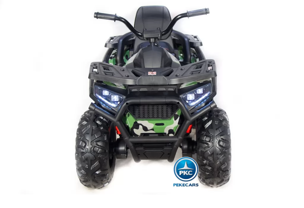 Quad eléctrico para niños 12V 2.4G Verde Camuflaje