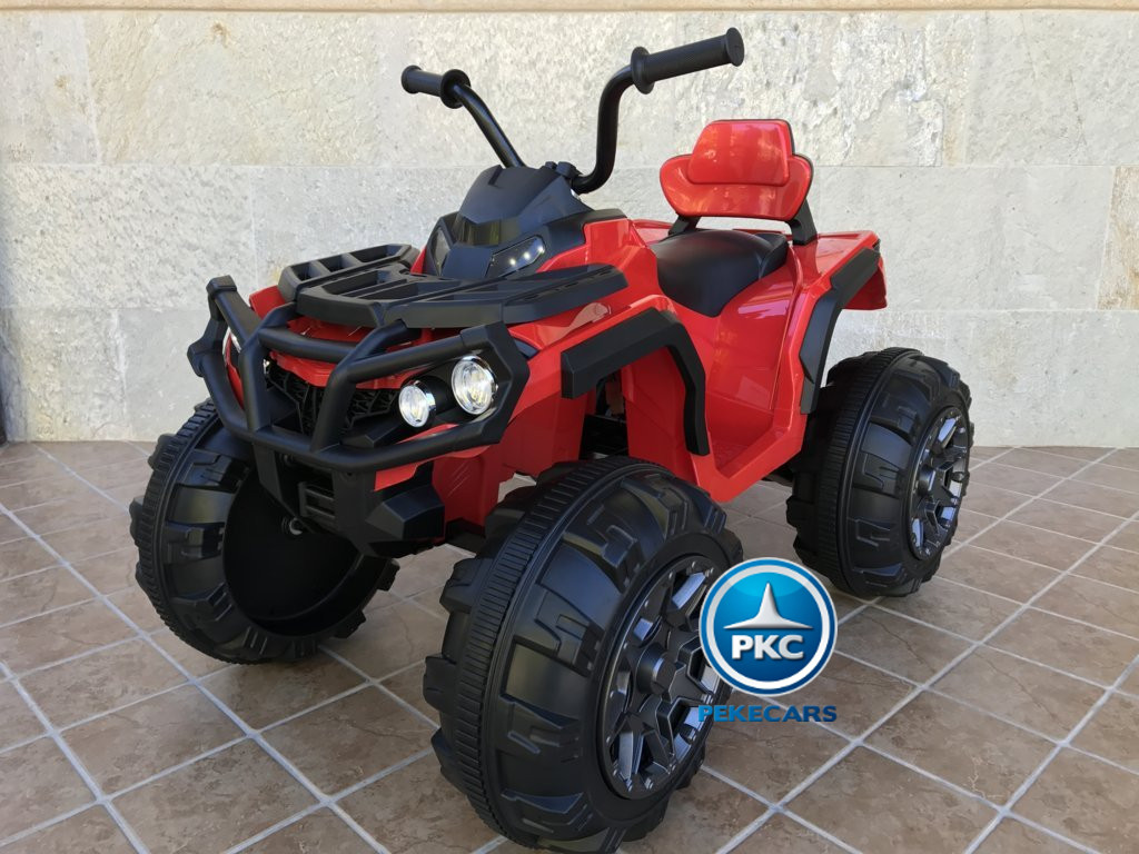 Quad Eléctrico Infantil Pekecars 906D Rojo vista principal