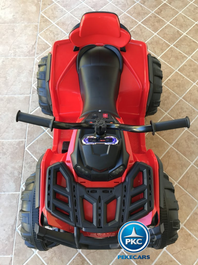 Quad Eléctrico Infantil Pekecars 906D Rojo