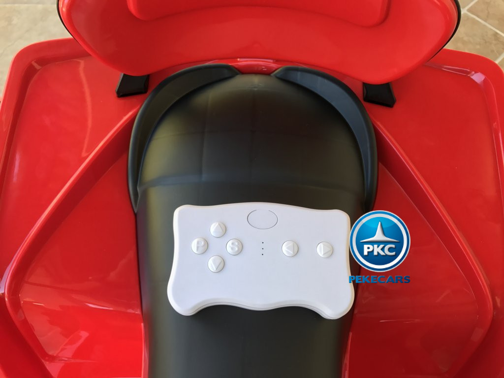 Quad Eléctrico Infantil Pekecars 906D Rojo con mando radiocontrol