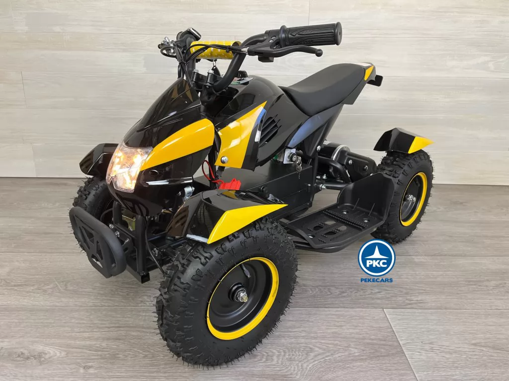 Quad electrico para niños Cobra 36V 800W Amarillo perspectiva