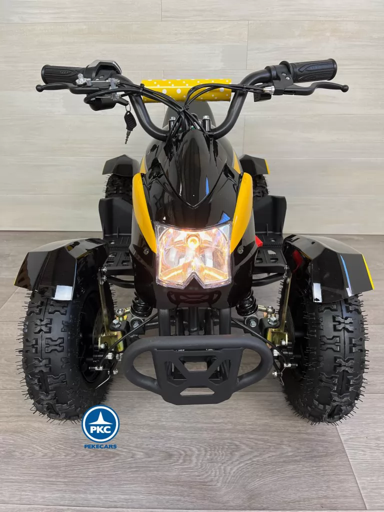 Quad electrico para niños Cobra 36V 800W Amarillo frontal