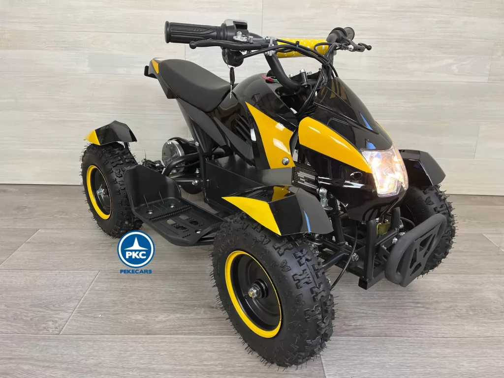 Quad electrico para niños Cobra 36V 800W Amarillo ruedas neumaticas