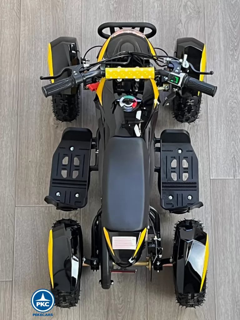 Quad electrico para niños Cobra 36V 800W Amarillo a batería