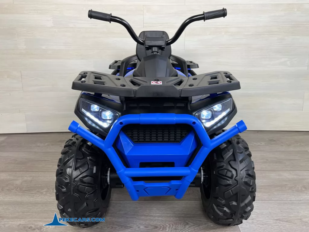 Quad eléctrico Desert para niños 12V 2.4G Azul frontal