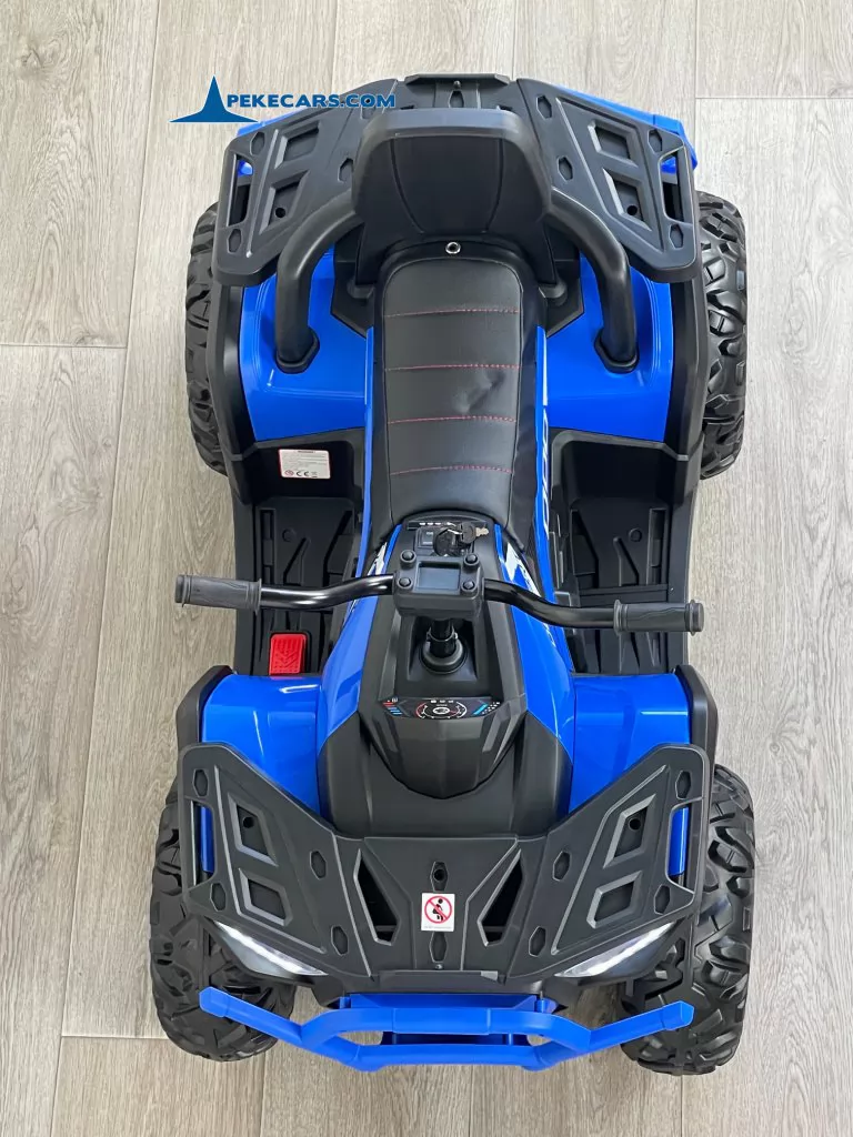 Quad eléctrico Desert para niños 12V 2.4G Azul vista arriba