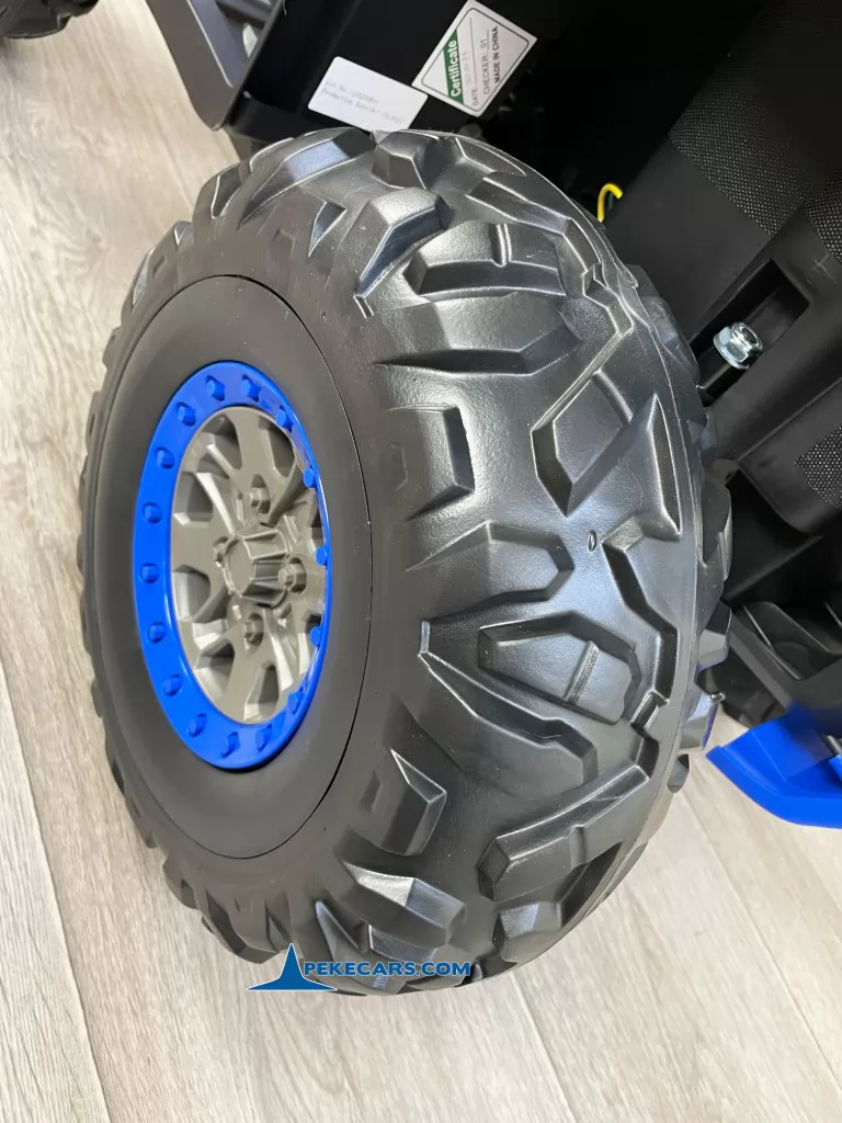 Quad eléctrico Desert para niños 12V 2.4G Azul ruedas