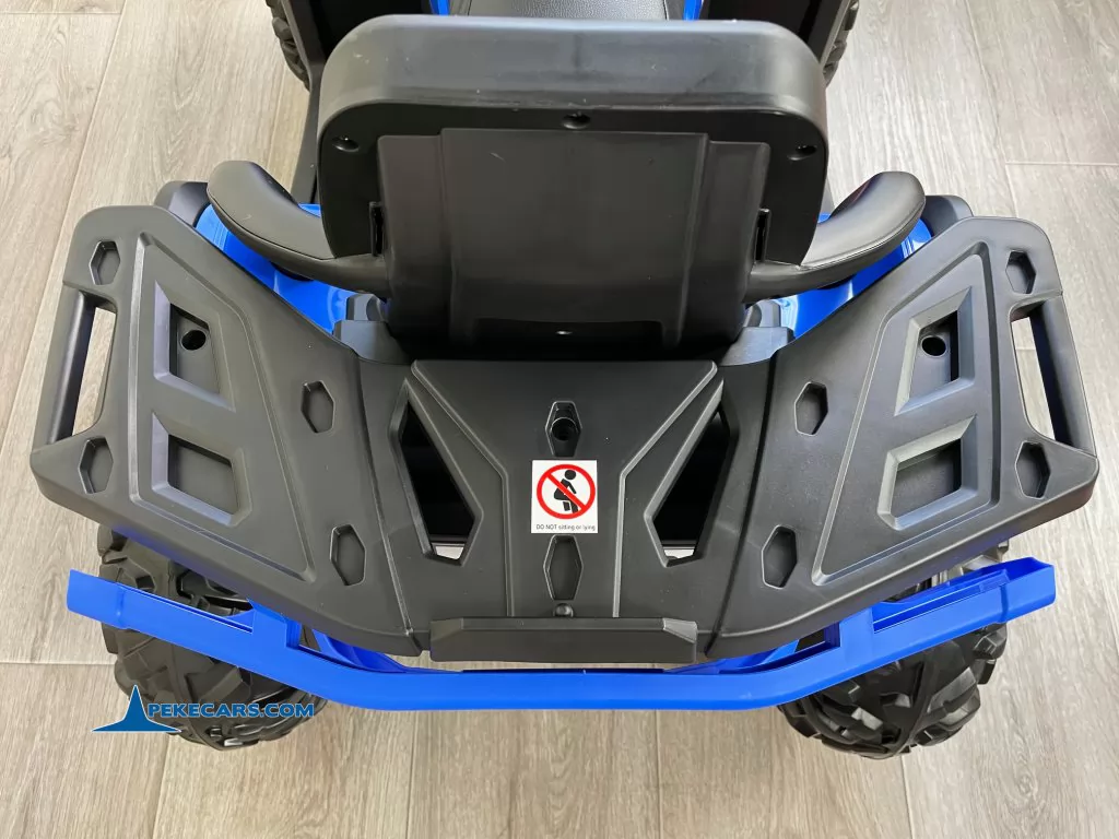 Quad eléctrico Desert para niños 12V 2.4G Azul parrilla