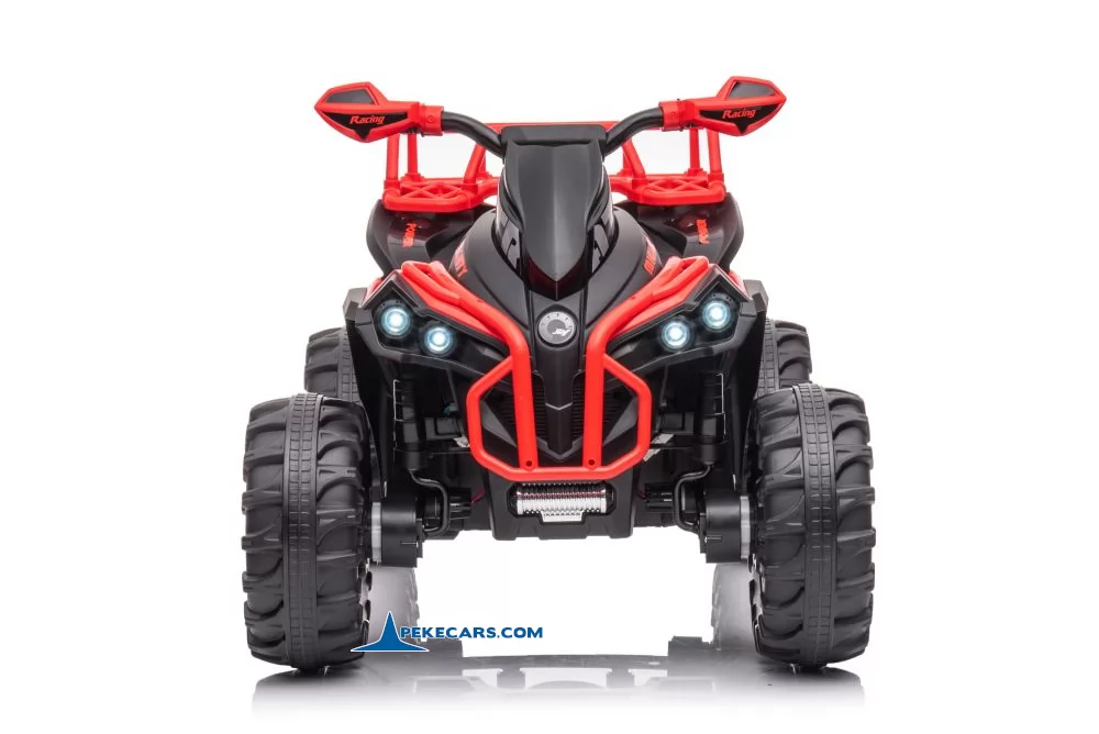Quad Eléctrico para niños ATR 12V 2.4G Rojo Frontal