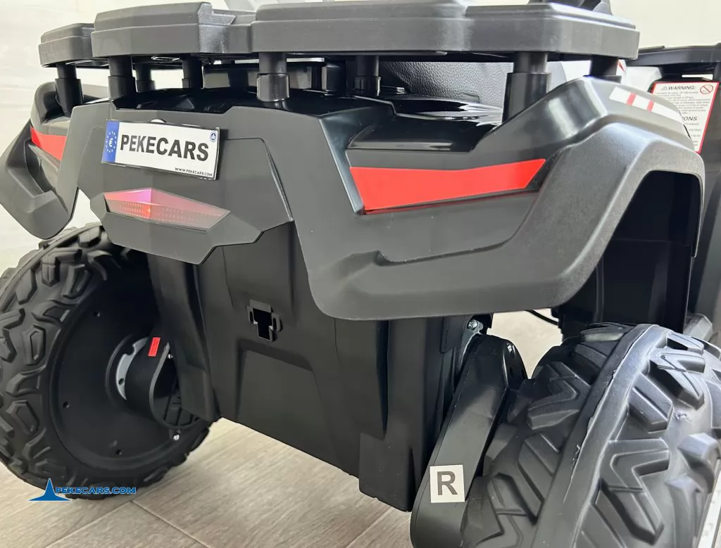 Quad Eléctrico XT-SPEED 24V Blanco luz freno trasera