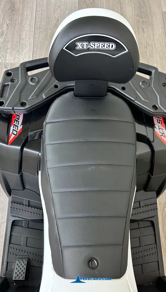 Quad Eléctrico XT-SPEED 24V Blanco asiento