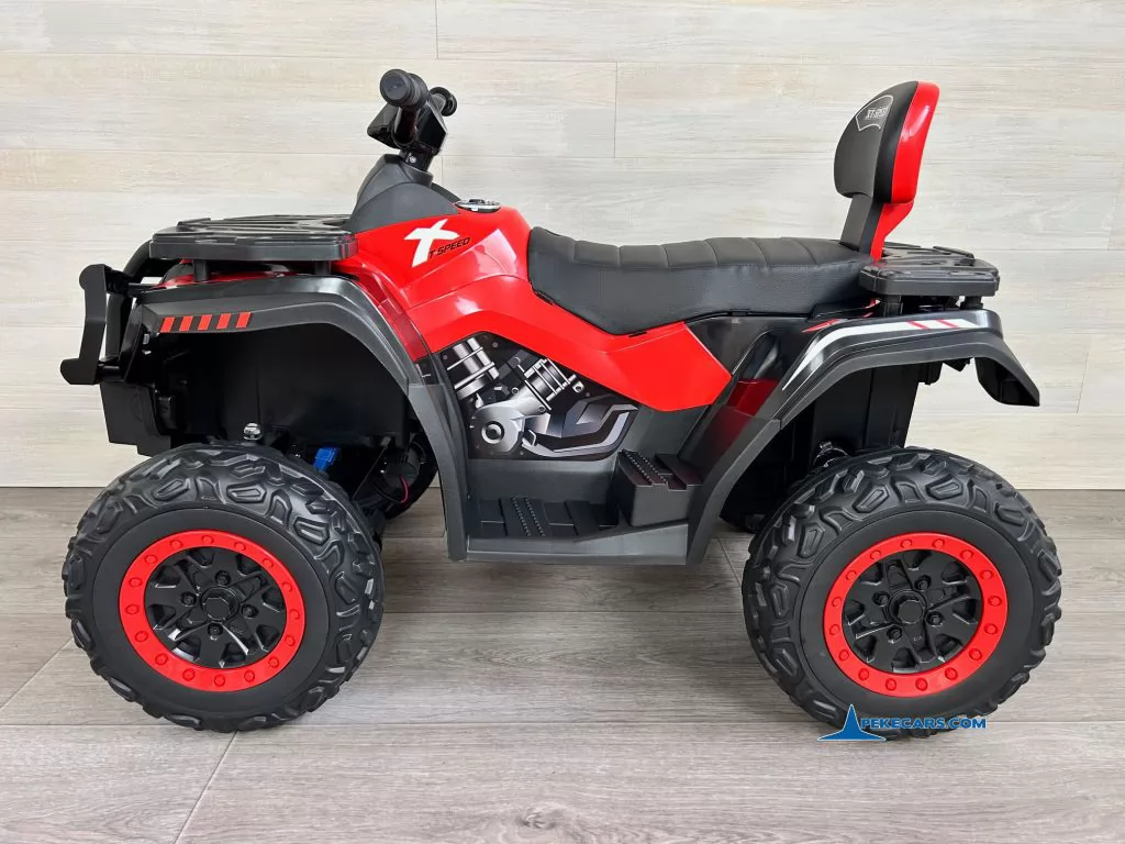 Quad Eléctrico XT-SPEED 24V Rojo lado derecho