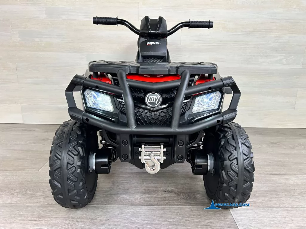 Quad Eléctrico XT-SPEED 24V Rojo vista frontal