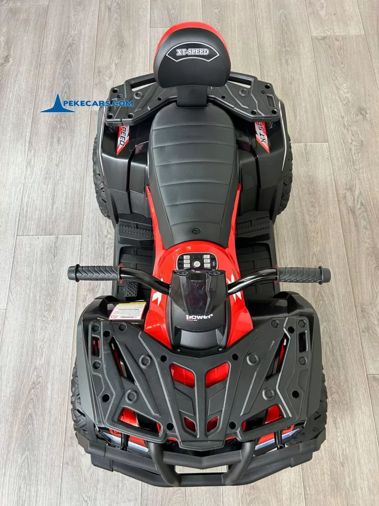 Quad Eléctrico XT-SPEED 24V Rojo vista general