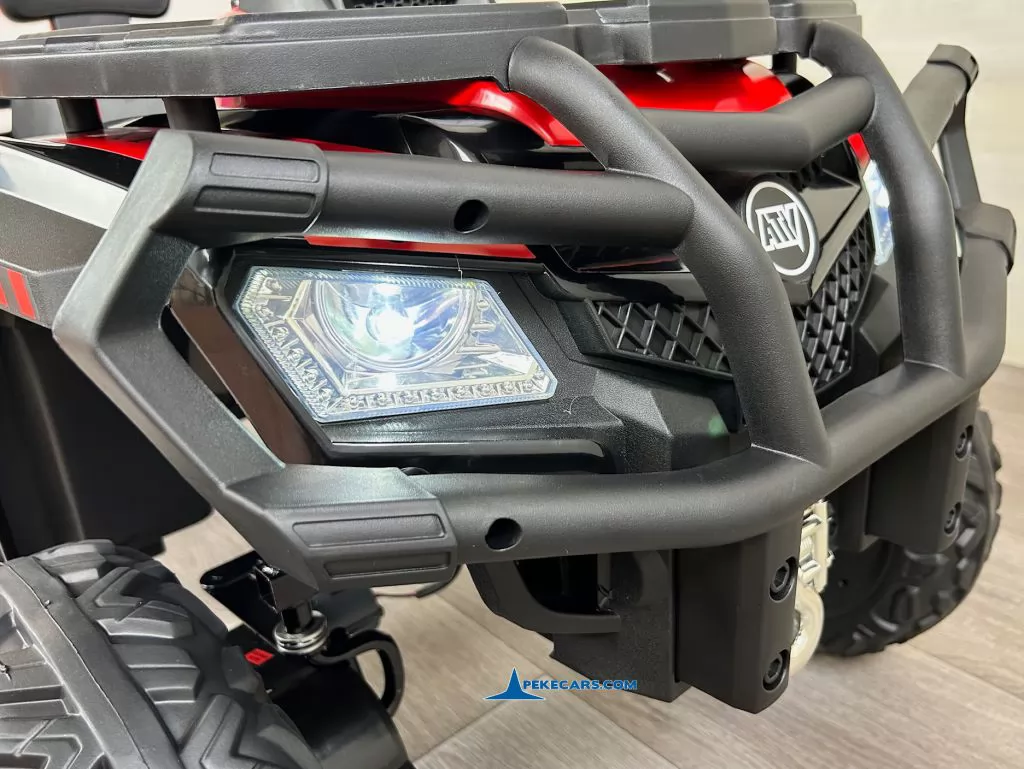 Quad Eléctrico XT-SPEED 24V Rojo luces frontales