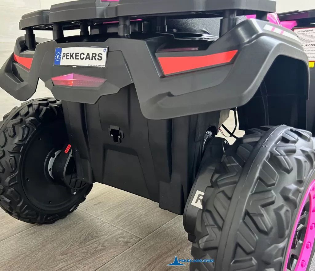 Quad Eléctrico XT-SPEED 24V Rosa luces traseras