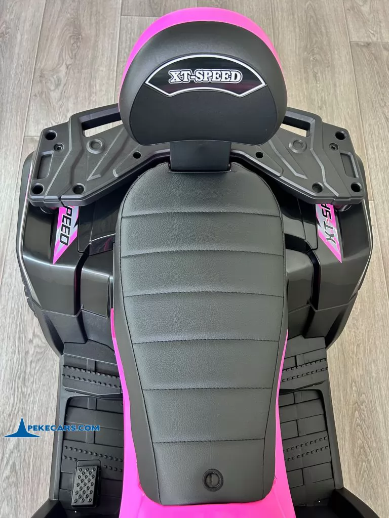 Quad Eléctrico XT-SPEED 24V Rosa asiento polipiel