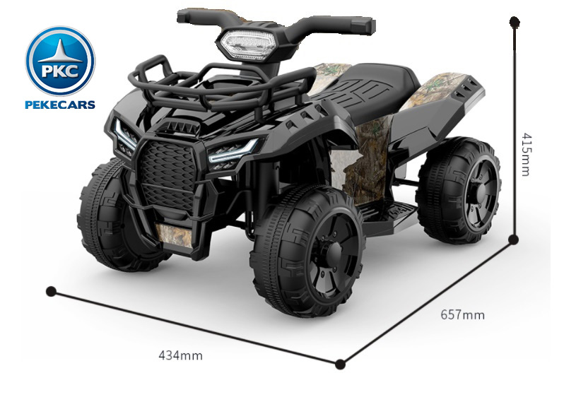 Quad Champion 5000 6V negro detalles