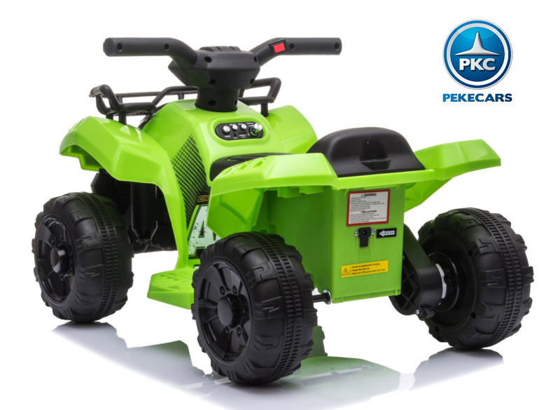 Quad Champion 5000 6V verde  3/4 trasera