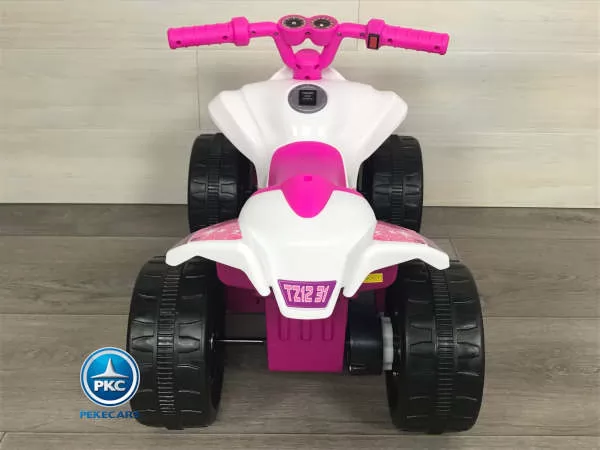 Quad Star 6V Rosa vista trasera