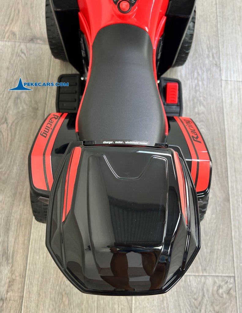 Quad electrico racing rojo 6v ninos