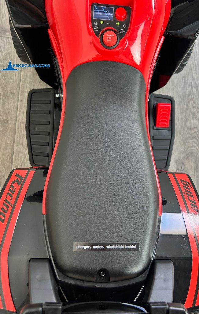 Quad electrico racing rojo 6v ninos