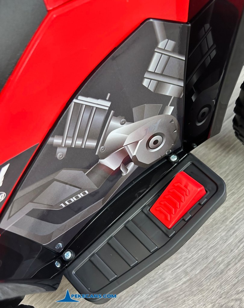 Quad electrico racing rojo 6v ninos