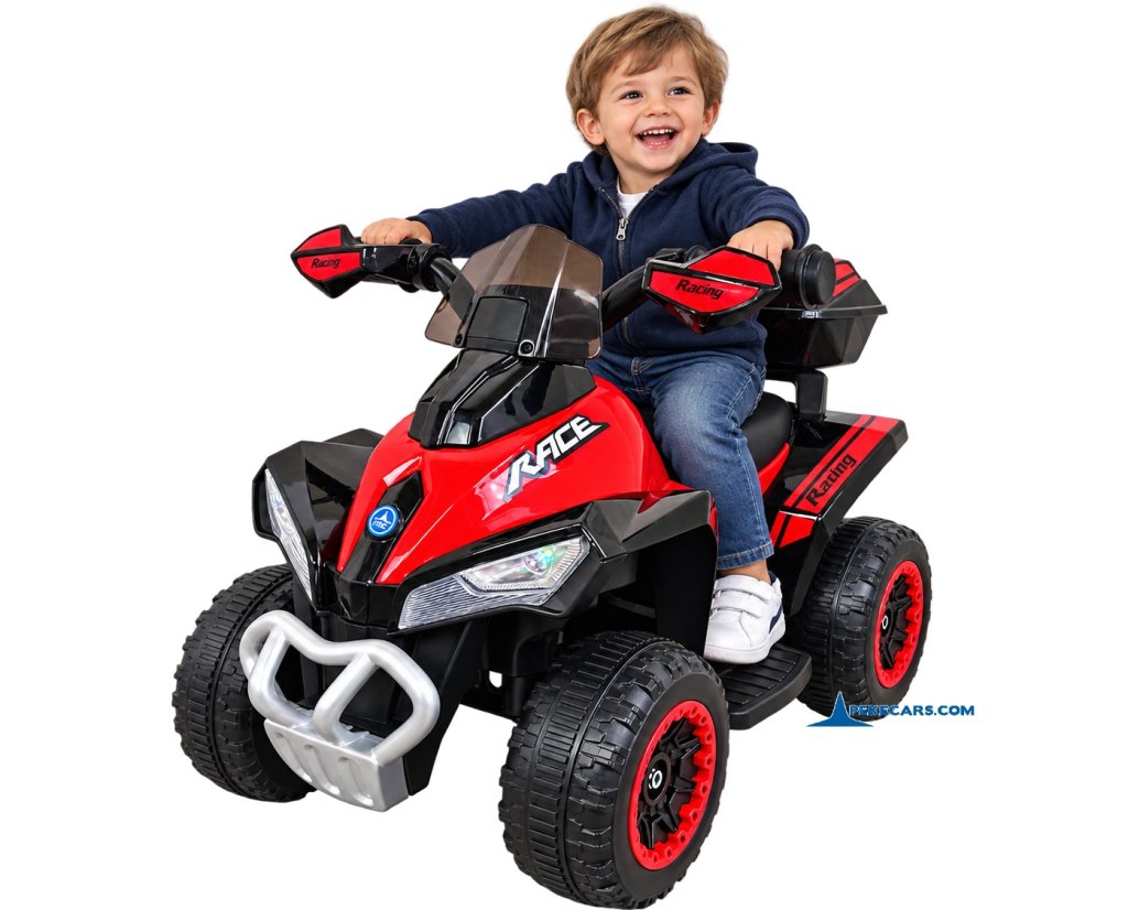 Quad electrico racing rojo 6v ninos
