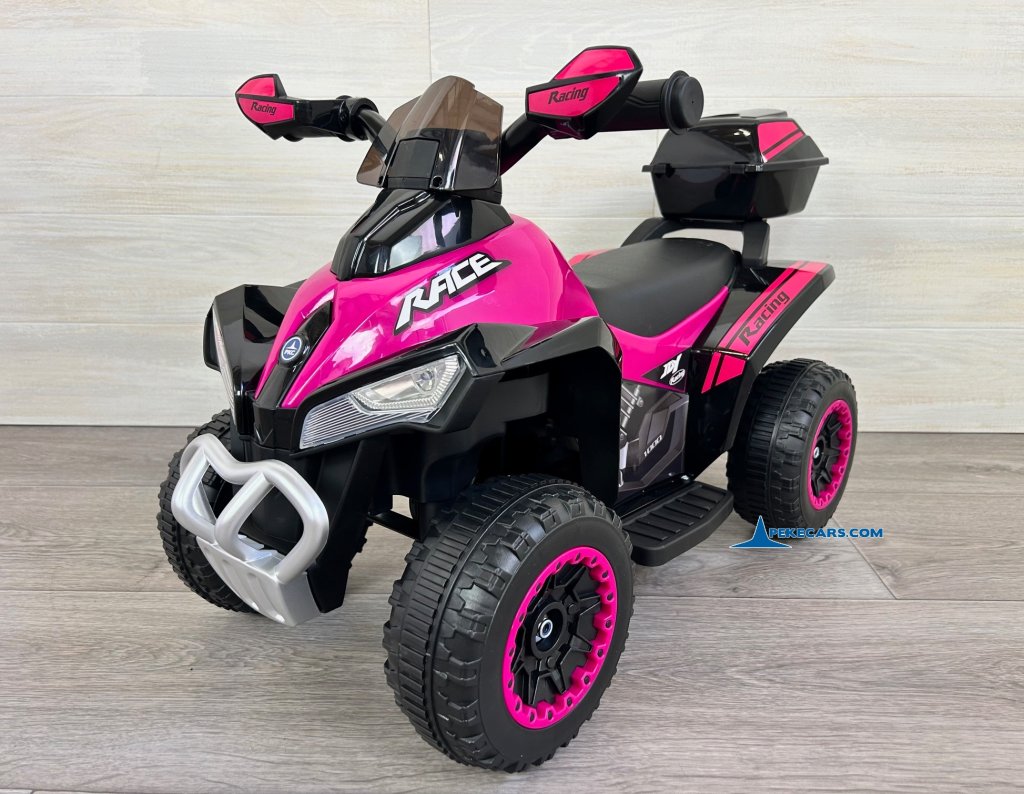 Quad electrico racing rosa 6v ninos