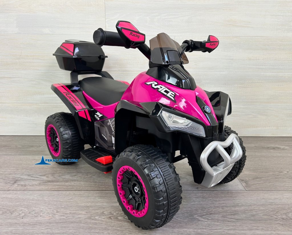 Quad electrico racing rosa 6v ninos