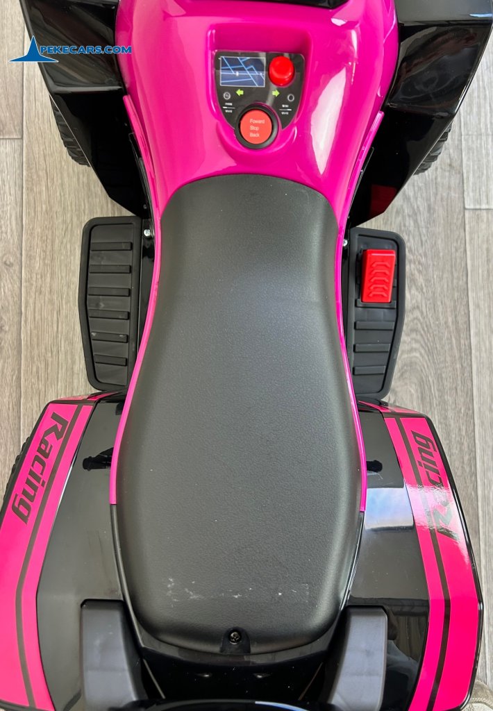 Quad electrico racing rosa 6v ninos