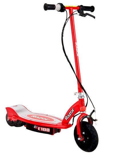 Patinete electrico razor scooter E100 rojo