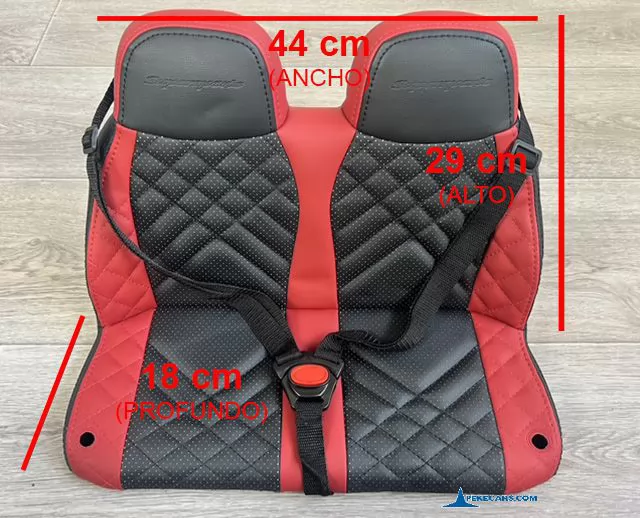 Asiento en polipiel de repuesto modelo A231