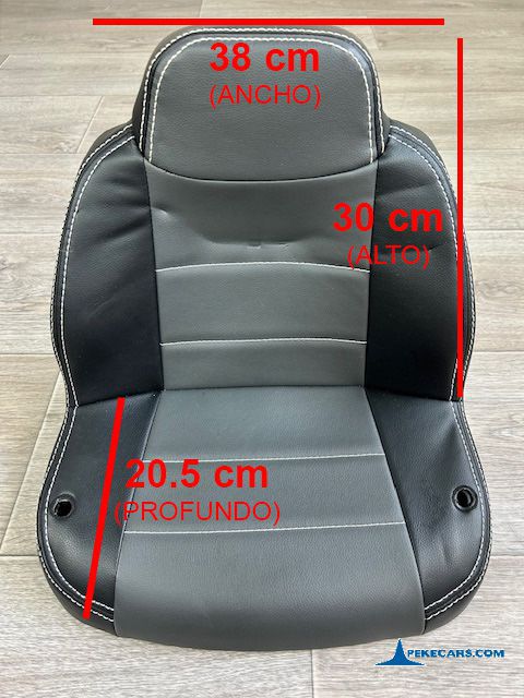Asiento en polipiel de repuesto modelo A232