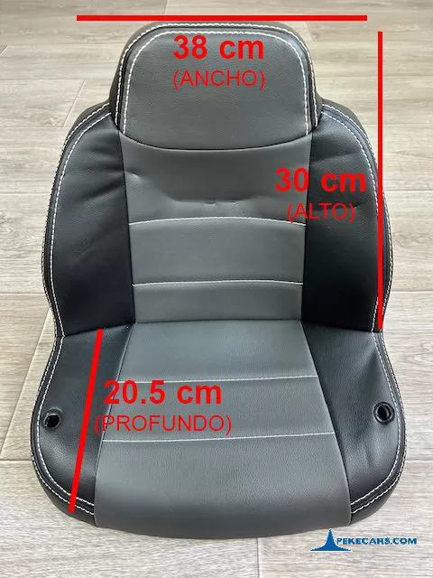 Asiento en polipiel de repuesto modelo A232