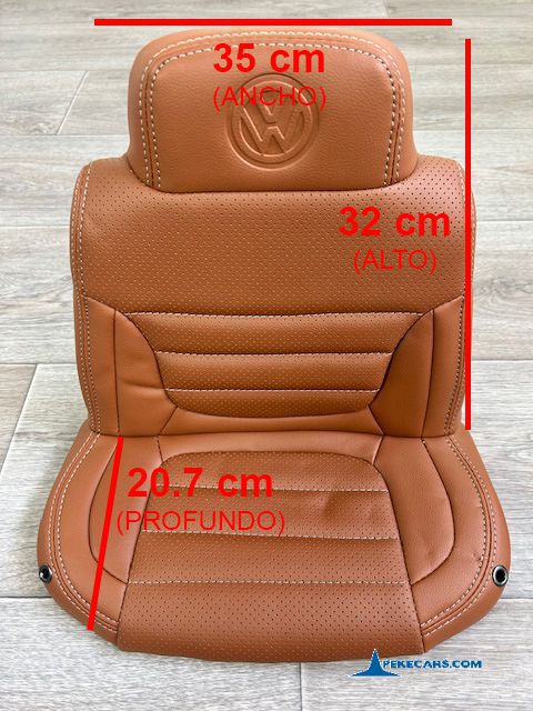 Asiento en polipiel de repuesto modelo A233