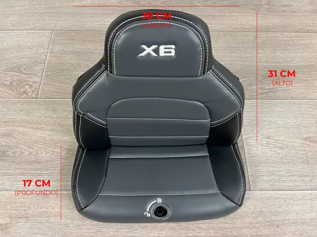 Asiento Polipiel A219 medidas