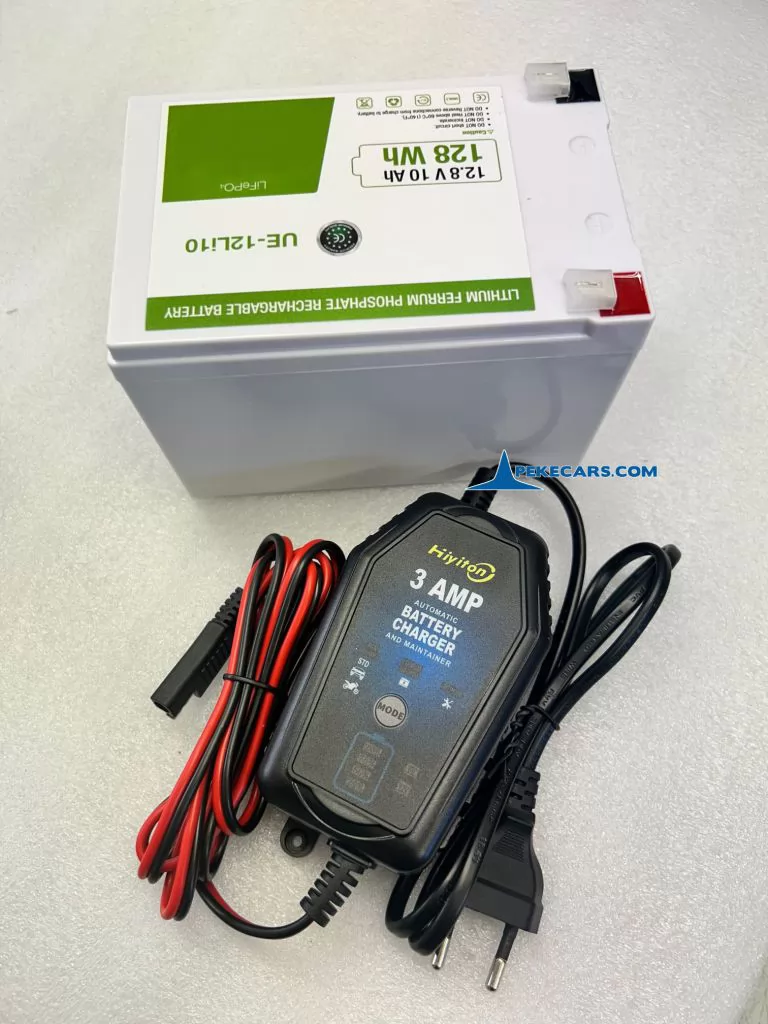 Batería Litio 12.8V10ah + Cargador 12V