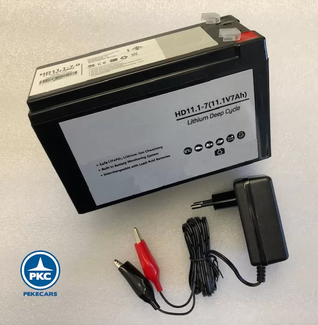 Batería Litio Ión (NMC) 12V + Cargador 12V